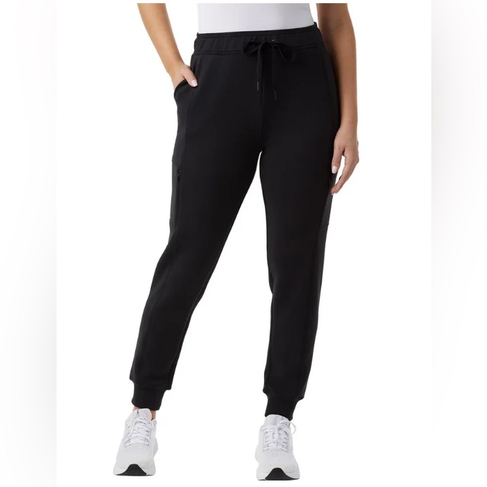 32 Degrees Heat Women's Active Tech Jogger Pant with Pockets, Black